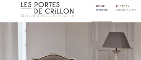 Le site Portes de Crillon mis en ligne
